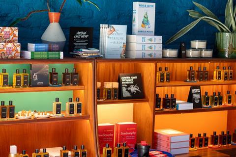 Lush Perfume Library, London, interior